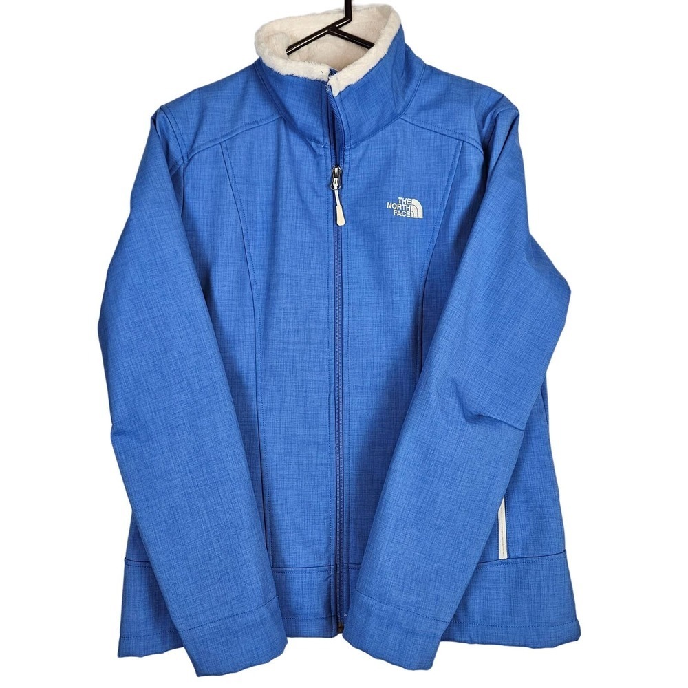 The North Face Blue Faux Fur Sherpa Lined Winter Jacket Women’s Size L